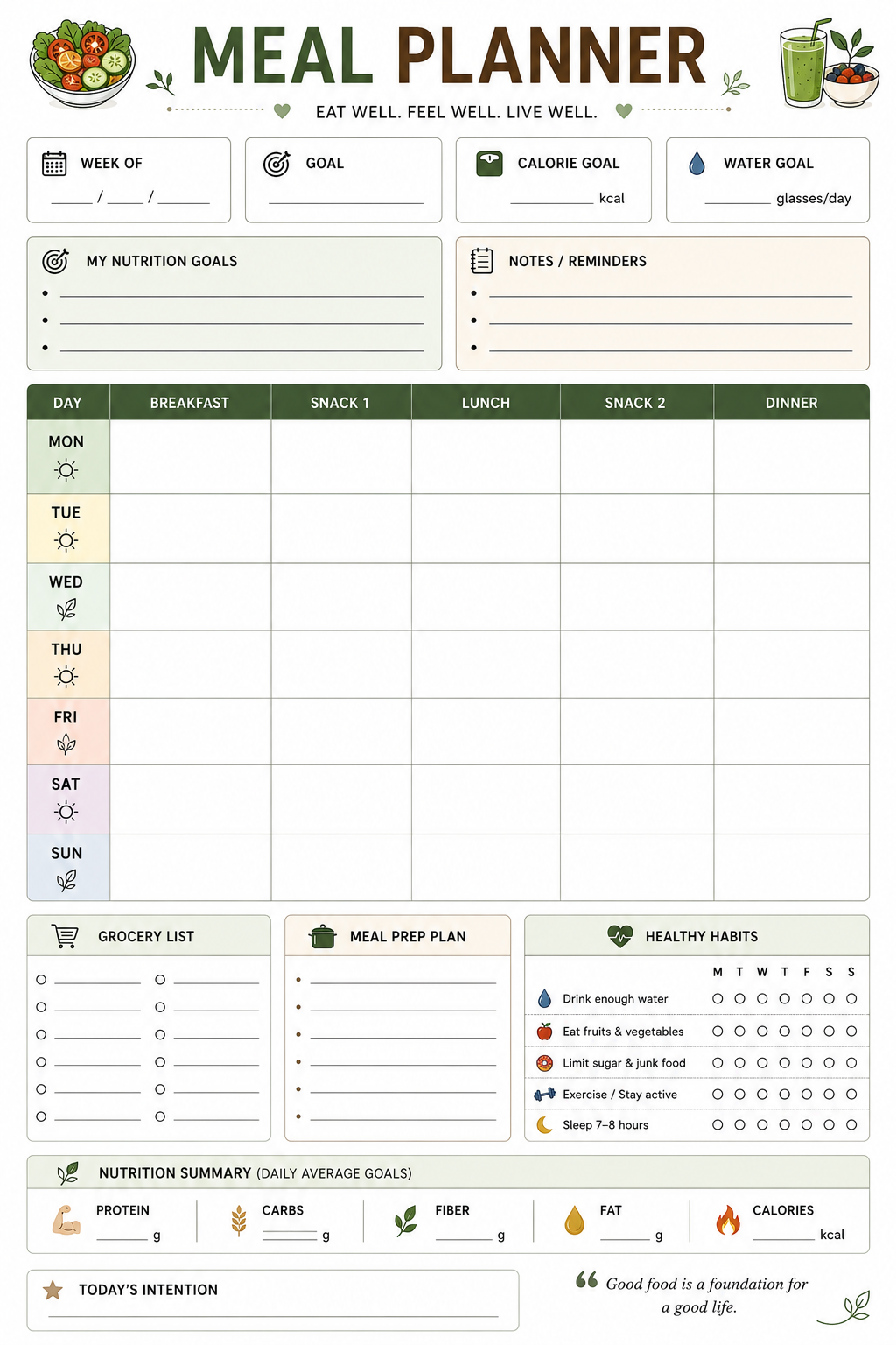 Meal Planner preview